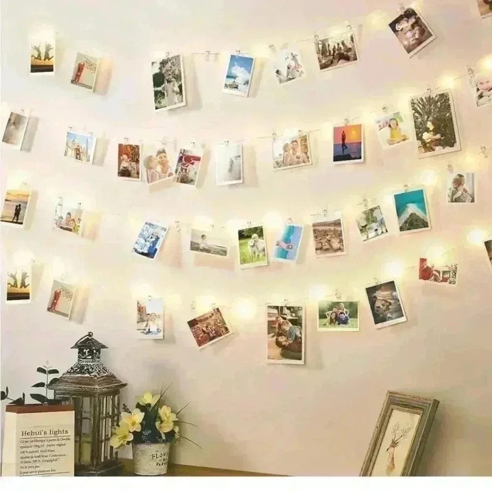 Pink Sky Photo Clip Lights